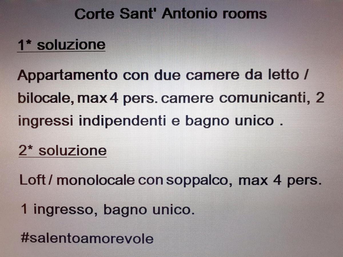 מרטאנו Corte Sant'Antonio Rooms מראה חיצוני תמונה